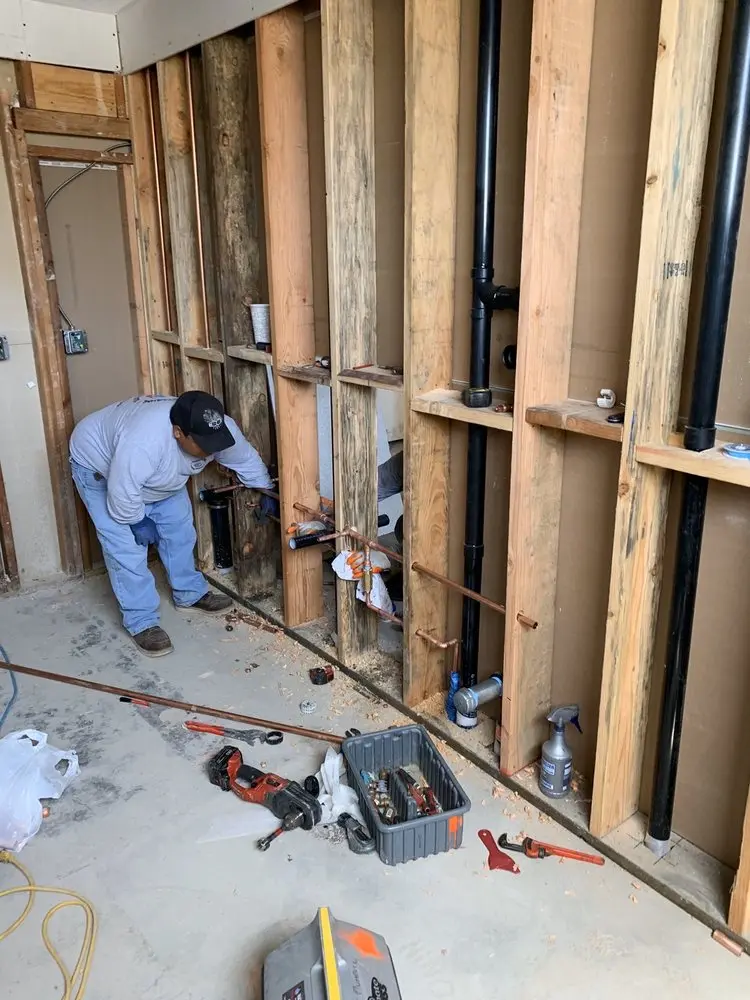 Commercial rough-in plumbing for Water Heater Replacement in Forest Grove